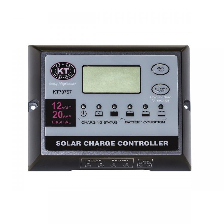 KT Solar Accessories - Solar Panel Regulator 12V 20Amp (KT70757)