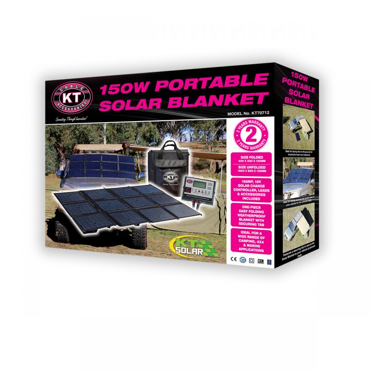 KT Solar - Solar Blanket Portable 150 Watt (KT70712)